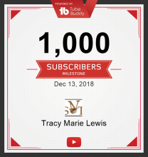 I Finally Hit My YouTube Subscriber Goal! | Tracy Marie Lewis | www.stuffnthingz.com