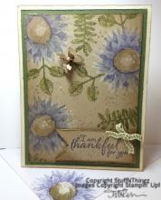 Thankful Painted Harvest Card | Tracy Marie Lewis | www.stuffnthingz.com