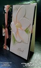 Retiring - Shimmer White Magnolia Friend Card| Tracy Marie Lewis | www.stuffnthingz.com