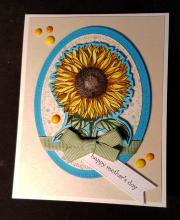 Sunflower Mother's Day Card | Tracy Marie Lewis | www.stuffnthingz.com