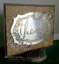 Belt Buckle Thanks Card | Tracy Marie Lewis | www.stuffnthingz.com