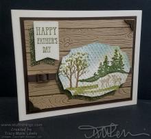 Father's Day Nature Scene Card | Tracy Marie Lewis | www.stuffnthingz.com