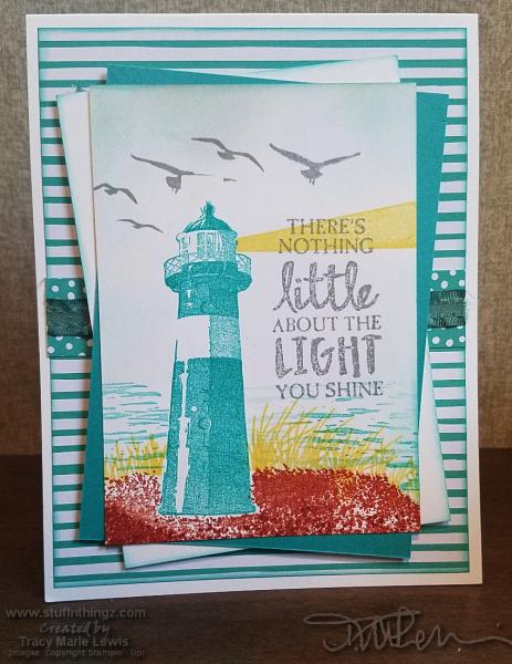 Uplifting Lighthouse Card | Tracy Marie Lewis | www.stuffnthingz.com