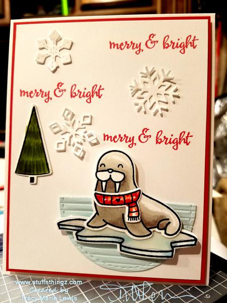 Lawn Fawn Merry & Bright Card | Tracy Marie Lewis | www.stuffnthingz.com
