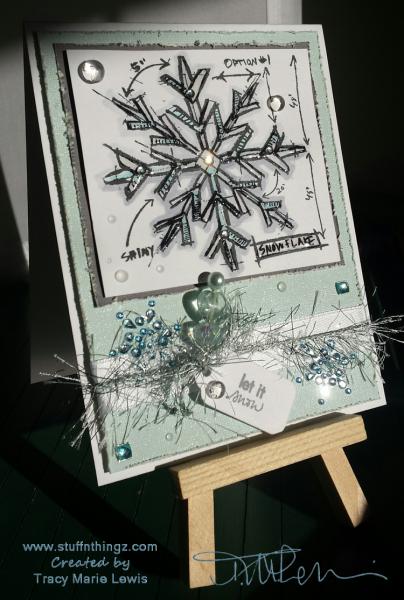 Let It Snow - Holtz Snowflake Blueprints | Tracy Marie Lewis | www.stuffnthingz.com