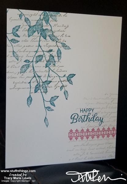 #simplestamping - leaves birthday card two | Tracy Marie Lewis | www.stuffnthingz.com