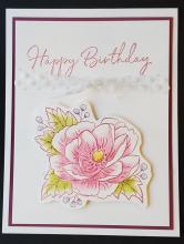 Watercolor Pencil Lovely Day Birthday Card Paper Pumpkin February 2020 | Tracy Marie Lewis | www.stuffnthingz.com