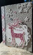 Dashing Deer With Snow | Tracy Marie Lewis | www.stuffnthingz.com