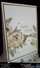 Neutral Roses Sympathy Card | Tracy Marie Lewis | www.stuffnthingz.com