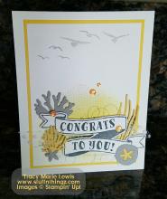 Congrats Color Challenge #64 Card | Tracy Marie Lewis | www.stuffnthingz.com