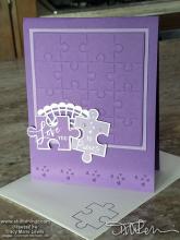 Purple Love You To Pieces Card | Tracy Marie Lewis | www.stuffnthingz.com