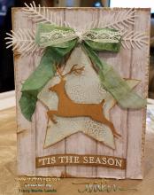 Tis the Season Leaping Deer Card | Tracy Marie Lewis | www.stuffnthingz.com