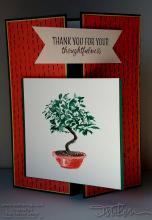 Thoughtful Bonsai Tree Card | Tracy Marie Lewis | www.stuffnthingz.com