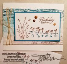 Wetlands Birthday Greetings Card | Tracy Marie Lewis | www.stuffnthingz.com